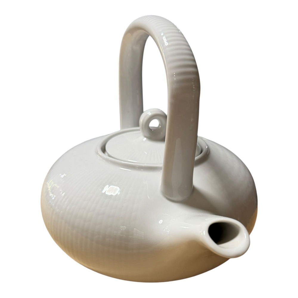 Rorstrand Swedish Grace Teapot Snow White Louise Adelborg Porcelain with Infuser